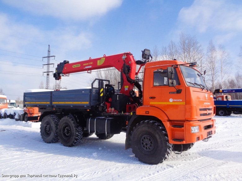 Камаз 43118 с кму