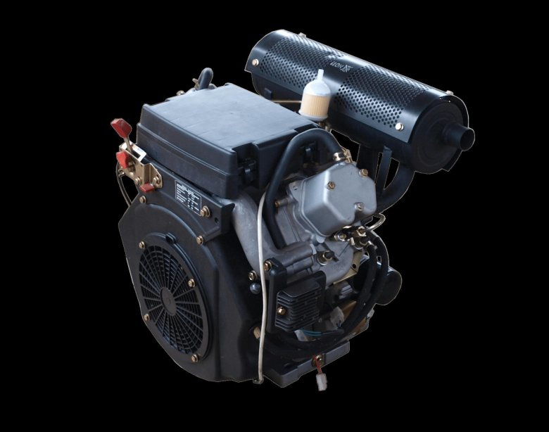 Двигатель kipor km2v80 diesel двухцилиндр...