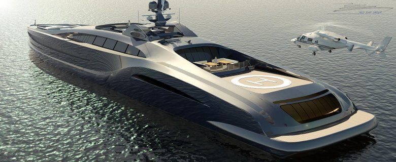 Яхта sovereign gray design 105m