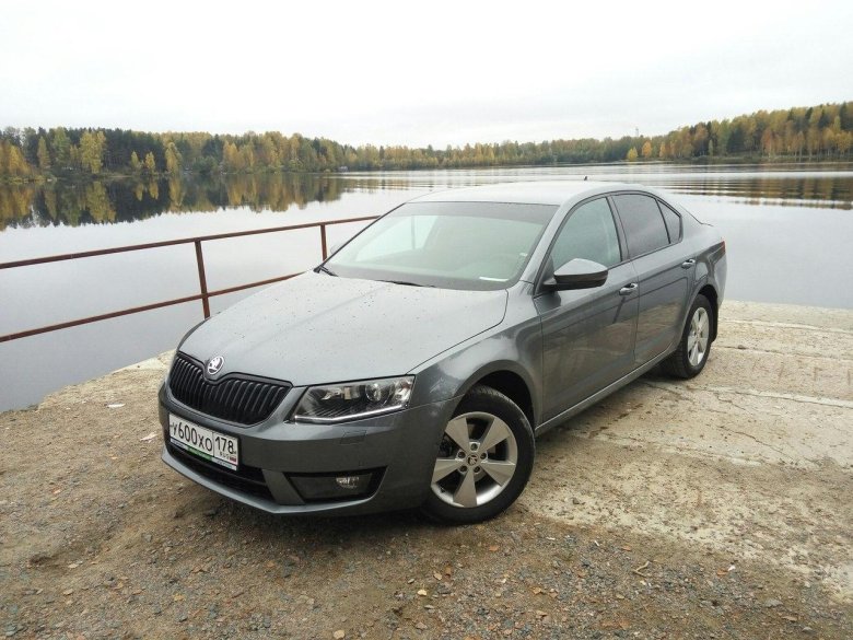 Шкода октавия а7 2016 серый
