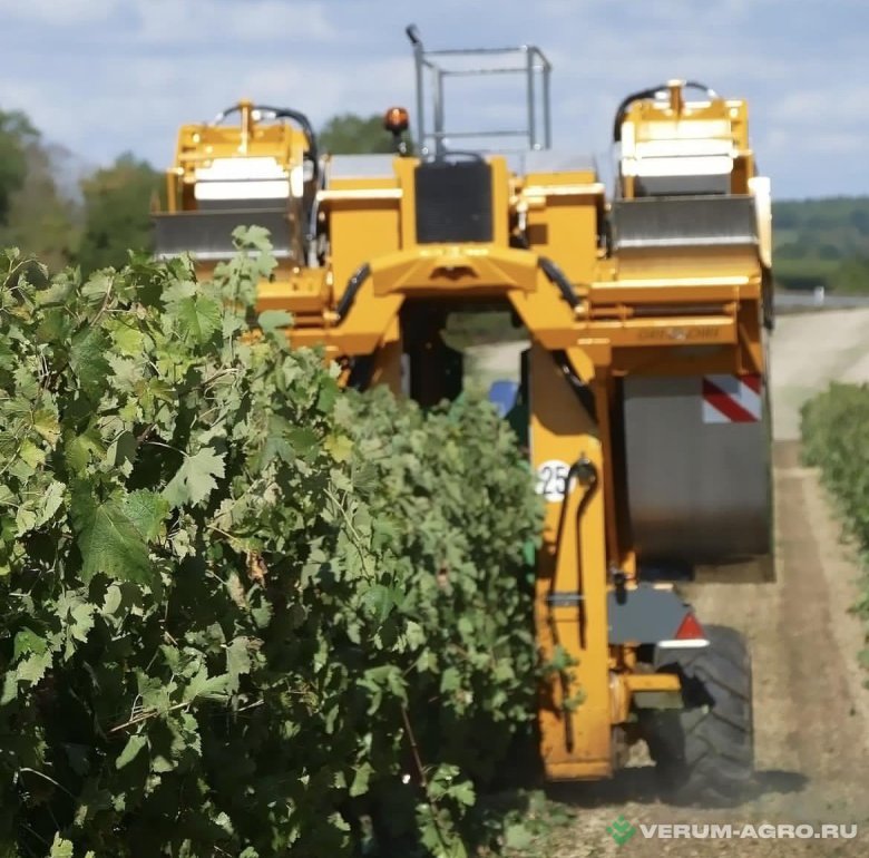 Трактор для сбора винограда