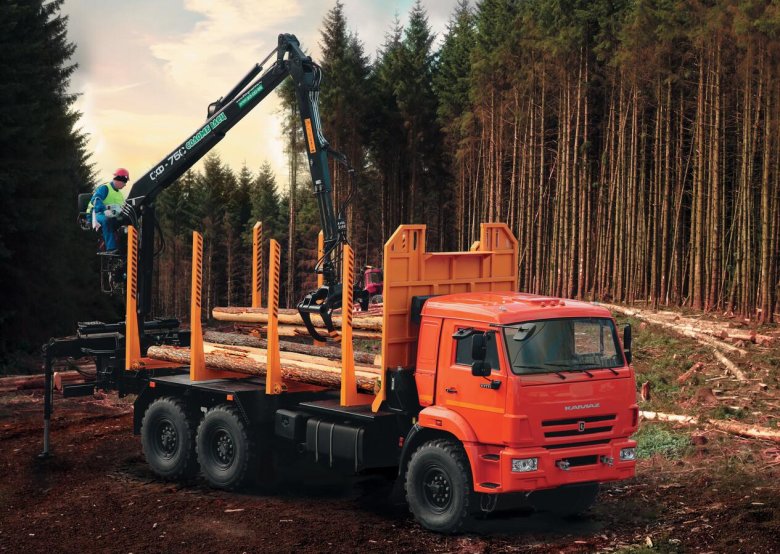 Камаз фискарс лесовоз