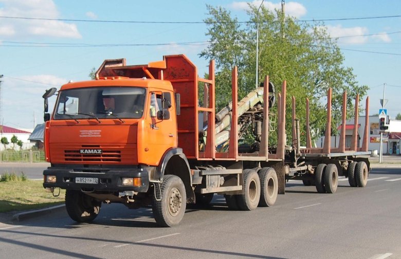 Камаз 53228 лесовоз