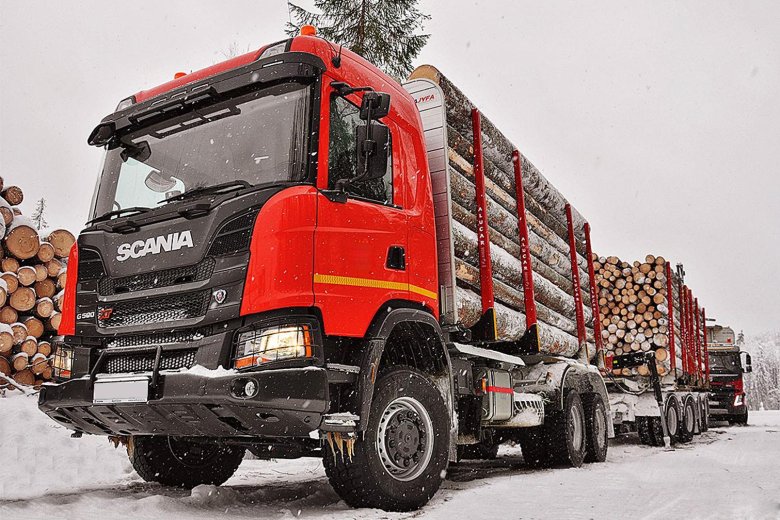 Скания лесовоз улк