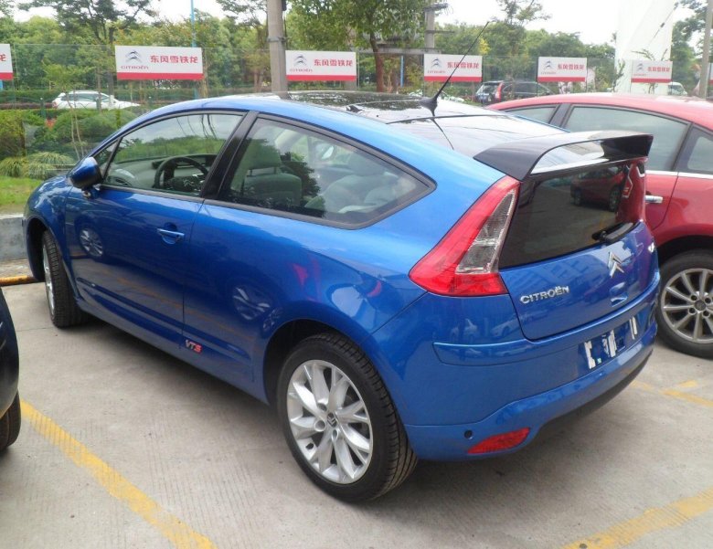 Ситроен с4 голубой