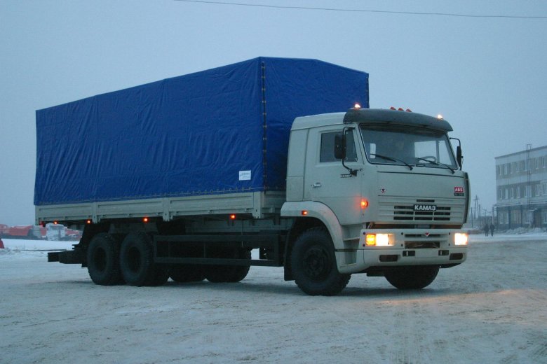 Тентованный камаз