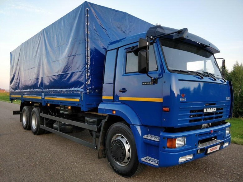 Камаз бортовой тентованный 65117