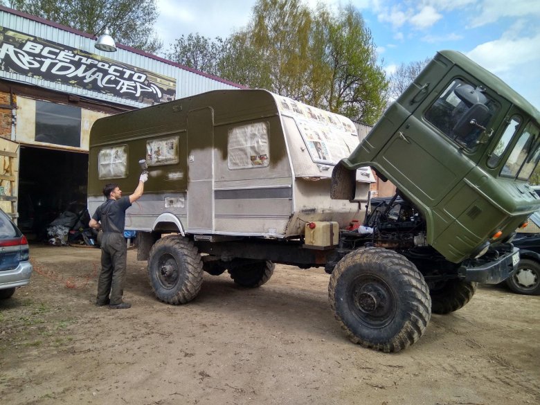 Автодом шишига газ 66