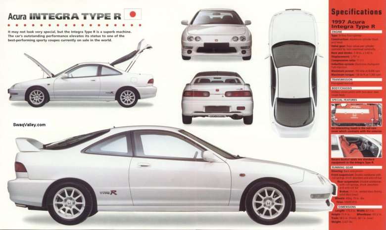 Honda integra type r 1997