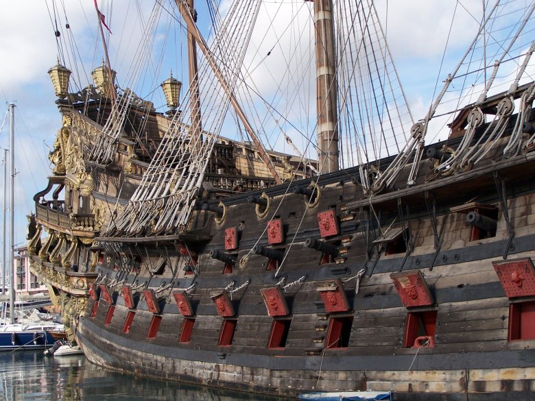 Испанский галеон урка де лима