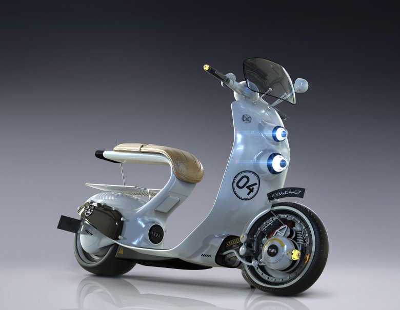 Электроскутер веспа