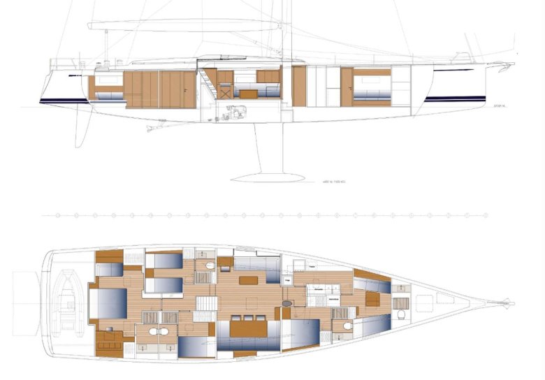 Парусная яхта amel 60