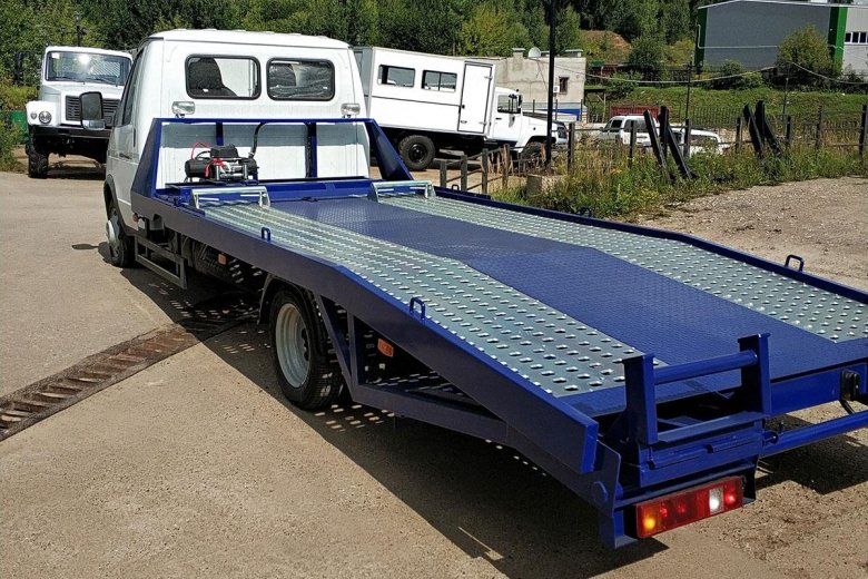 Эвакуатор газель некст ломаная платформа