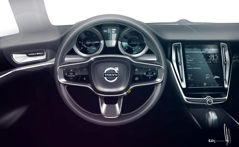 Steering wheel volvo