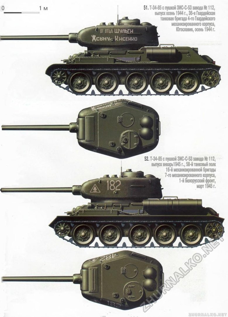 Модификации танка т 34