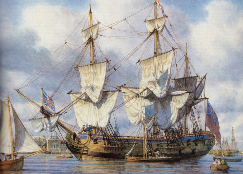 Галеон линейный корабль 17 века
