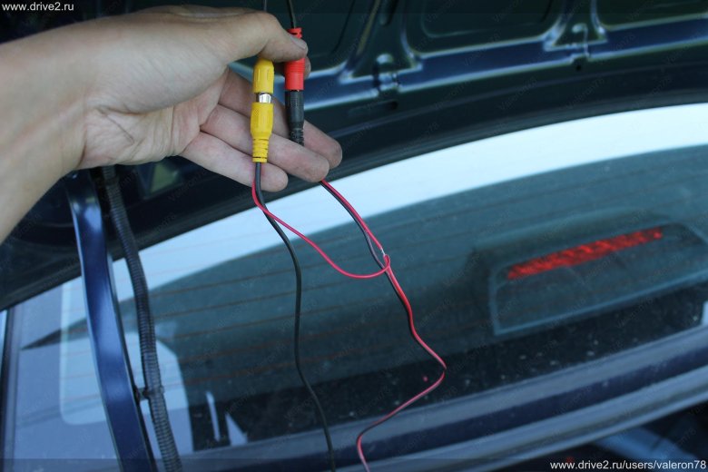 Подключение камеры заднего вида на автомобиле