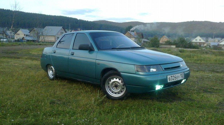 Ваз 2110 2001 года зеленый металлик