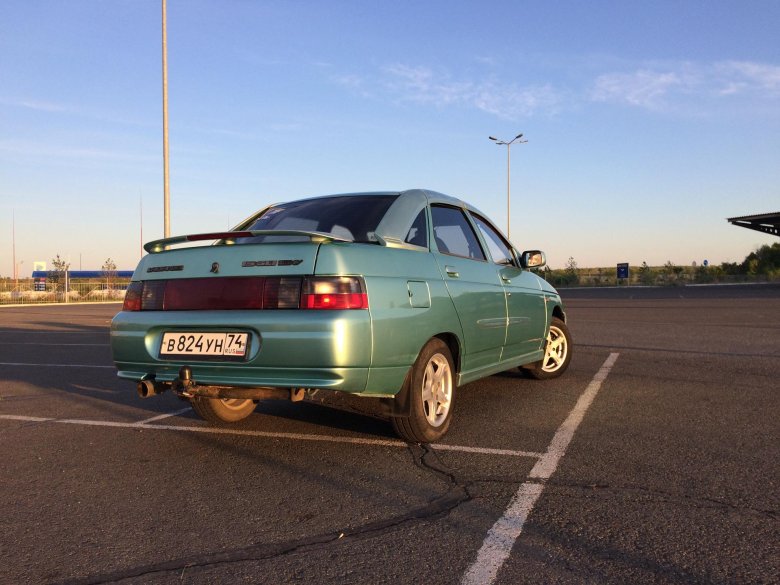 Ваз 2110 серебристо зеленый металлик