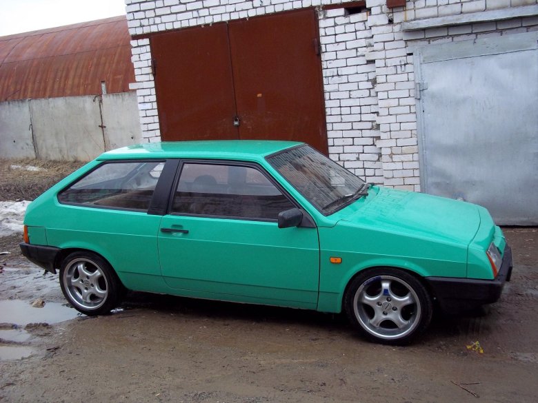 Лада 2108 зеленая