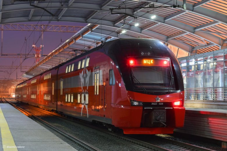 Поезд аэроэкспресс в шереметьево