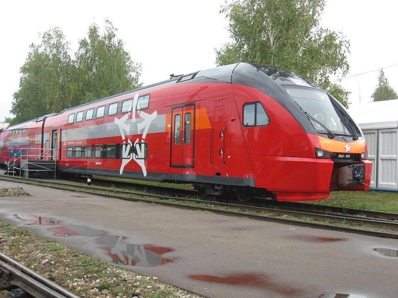 Двухэтажная электричка в москве