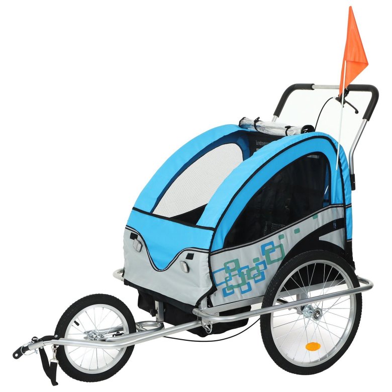 Велоприцеп трехколесный для перевозки детей