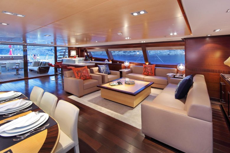 Яхта интерьер