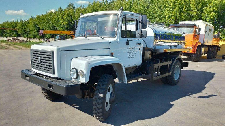 Газ 33086 молоковоз