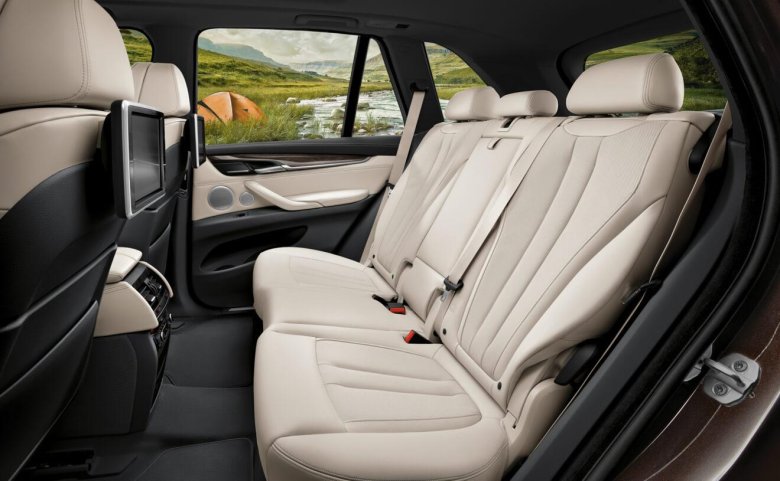 Bmw x5 салон сзади