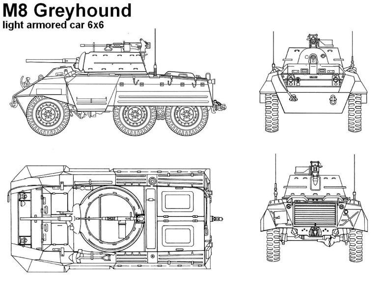 M8 greyhound чертежи