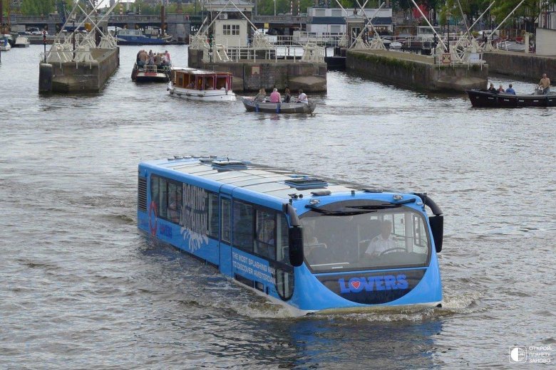 Автобус амфибия амстердам