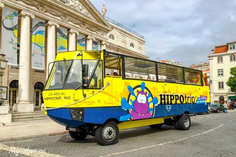 Плавающий автобус hippo