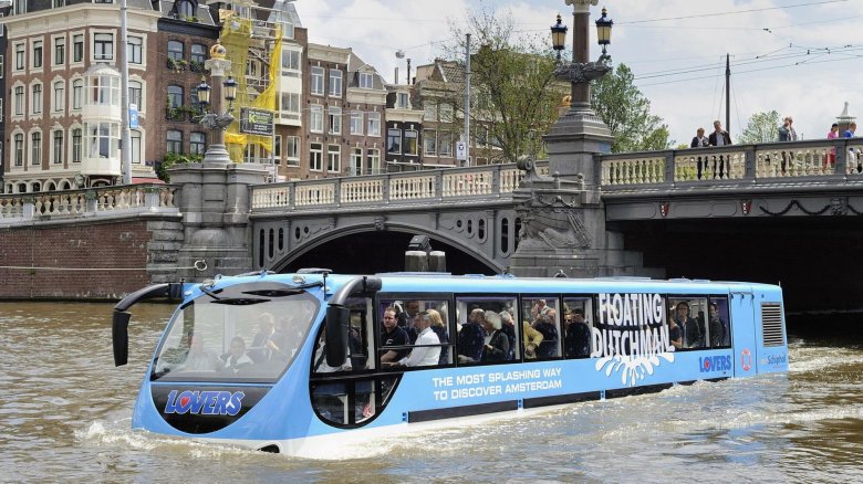 Автобус амфибия роттердам