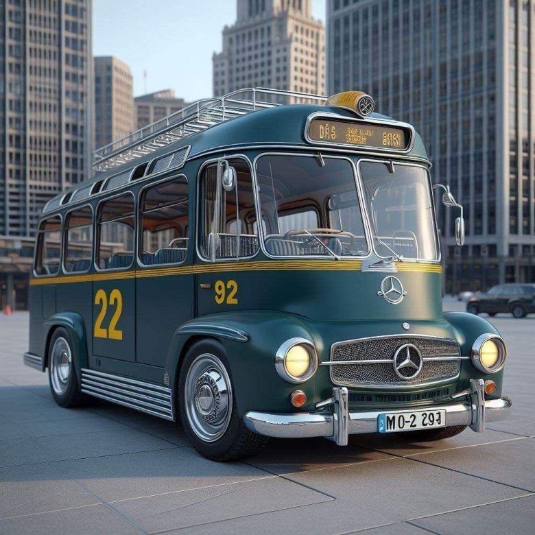 Mercedes benz bus