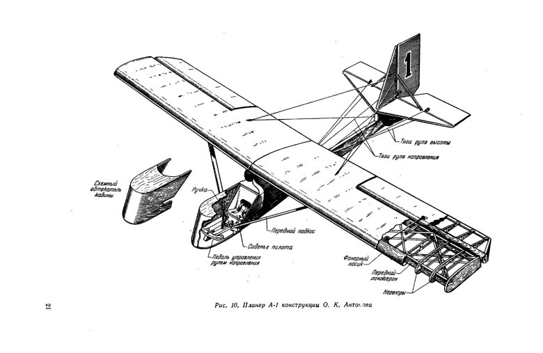 Планер антонова а-1