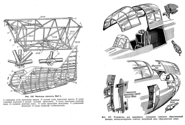 Схема монокок фюзеляж самолета