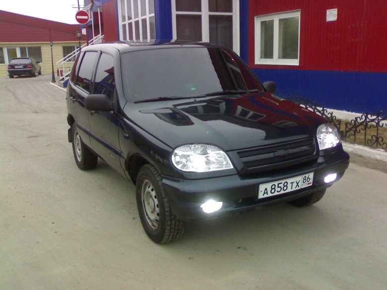 Шевроле нива тонированная 2005