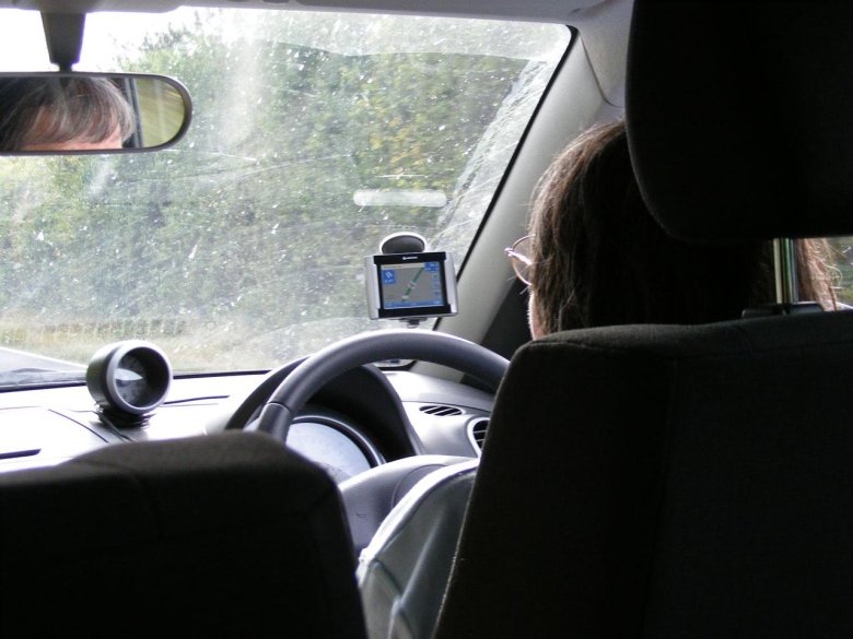 Первый навигатор в автомобиле