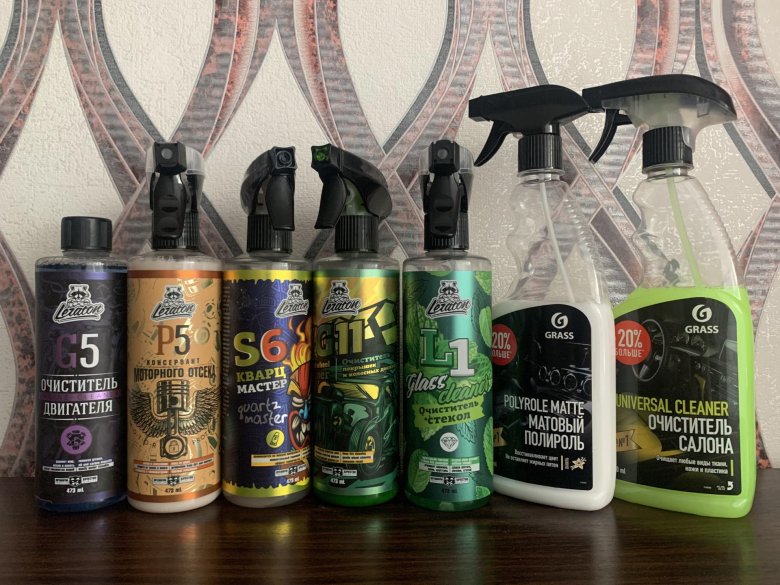 Полироль-очиститель пластика матовый \ polyrole matte\ 250мл запахи