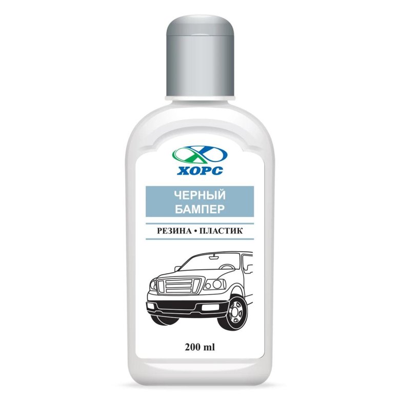 Полироль черный бампер