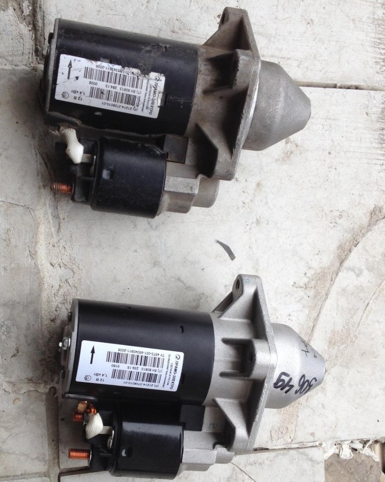 Стартер прамо нива шевроле