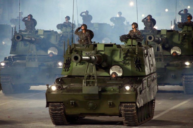 152 мм сау m-2018 северной кореи