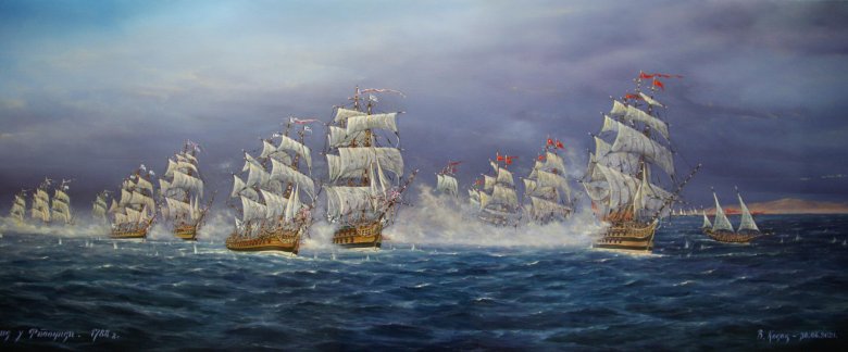 Сражение у фидониси ушаков