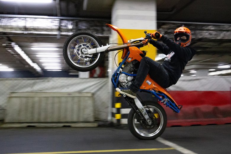 Питбайки стант