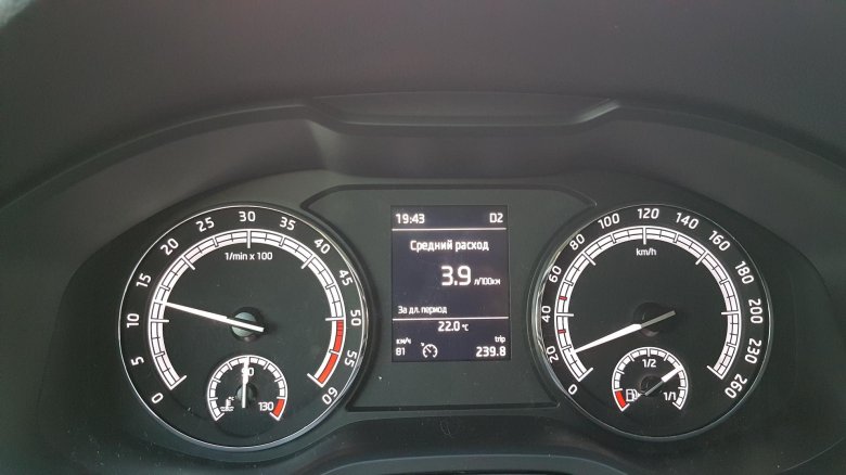 Приборная панель шкода кодиак