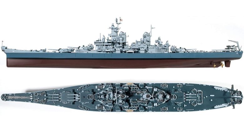 Сборная модель линкор