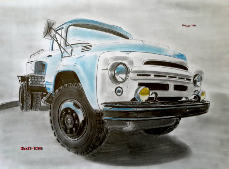 Зил 130 рисунок