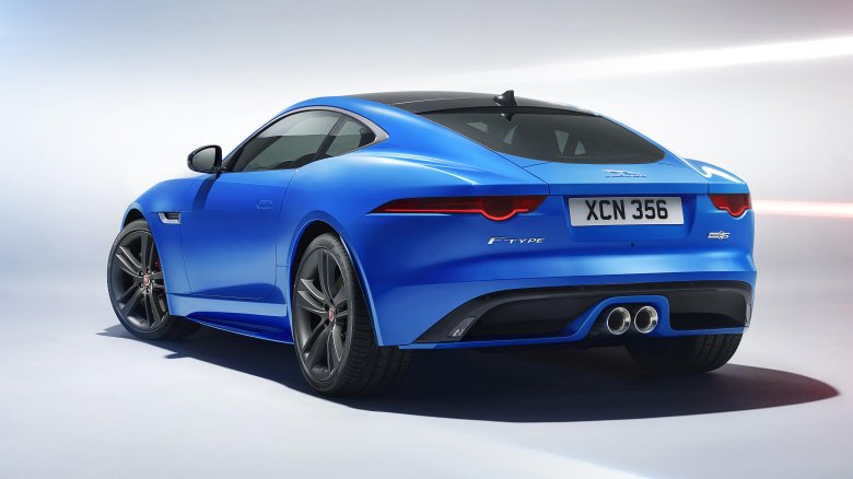 Ягуар ф тайп синий