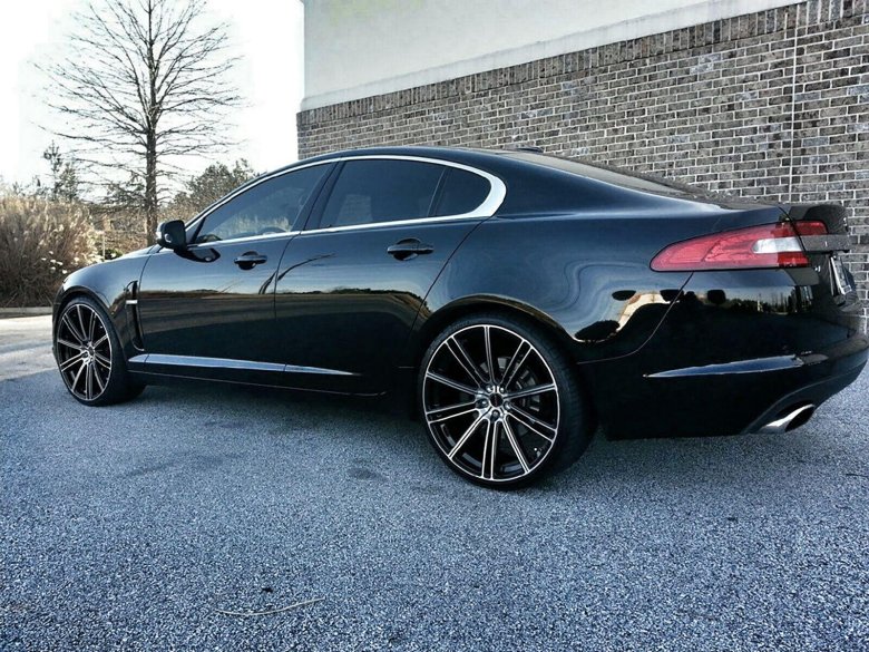 Jaguar xf 2008 черный